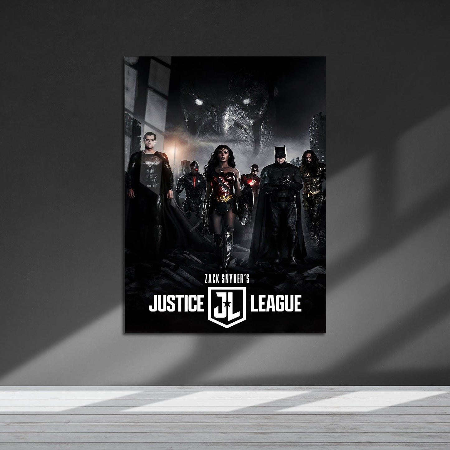 Flex Designs Metal Poster Zack Snyders Justice League 5 x 7" Home Goods - Movie 2021 Movie Metal Poster