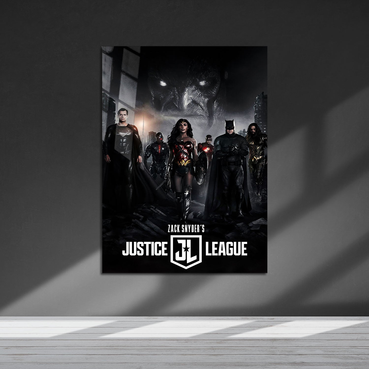 Flex Designs Metal Poster Zack Snyders Justice League 5 x 7" Home Goods - Movie 2021 Movie Metal Poster