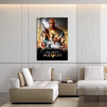 Flex Designs Metal Poster Black Adam 16 x 24" Home Goods - Movie 2022 Movie Metal Poster