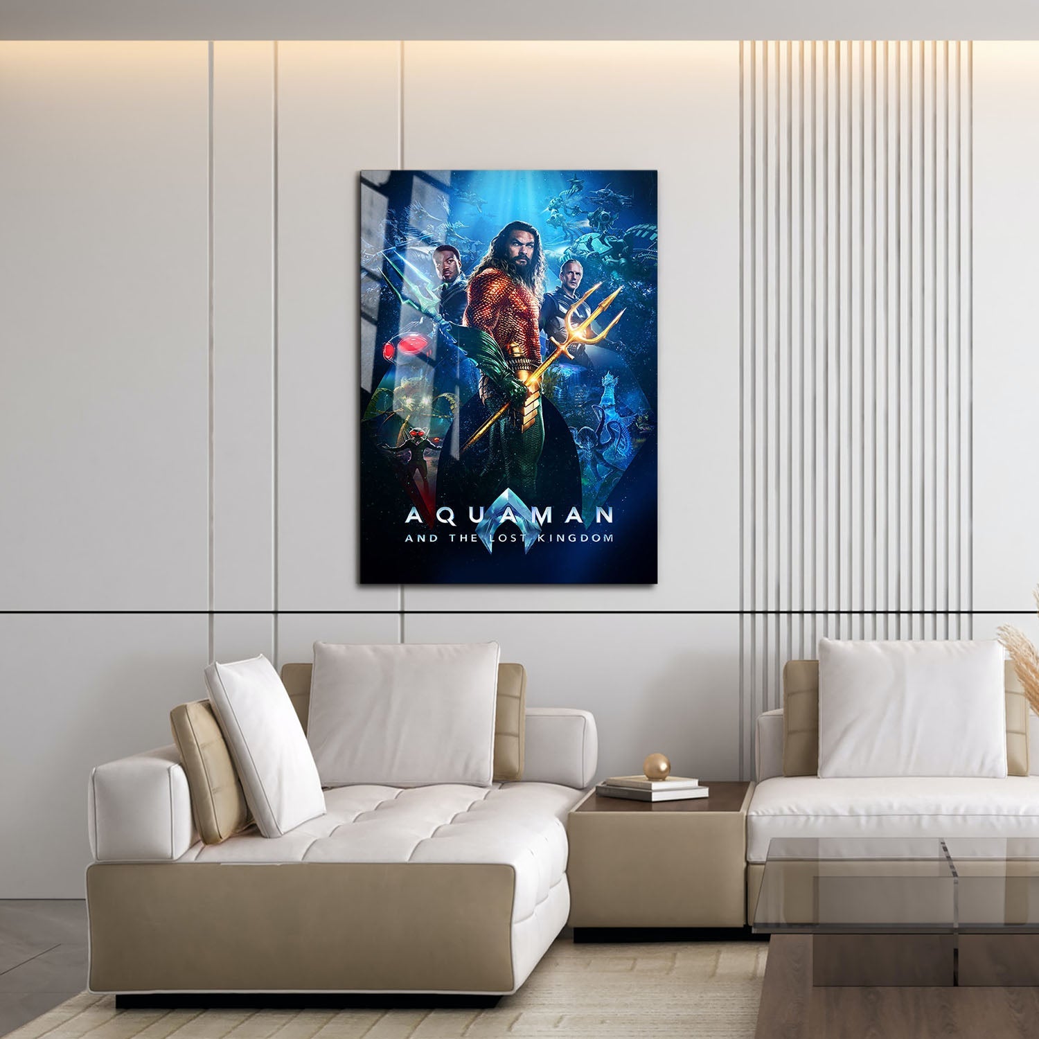 Flex Designs Metal Poster Aquaman and the Lost Kingdom 16 x 24" Home Goods - Movie 2023 Movie Metal Poster