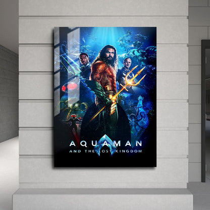 Flex Designs Metal Poster Aquaman and the Lost Kingdom 24 x 36" Home Goods - Movie 2023 Movie Metal Poster