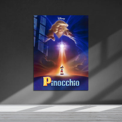 Flex Designs Metal Poster Pinocchio 5 x 7" Home Goods - Movie 1940 Movie Metal Poster