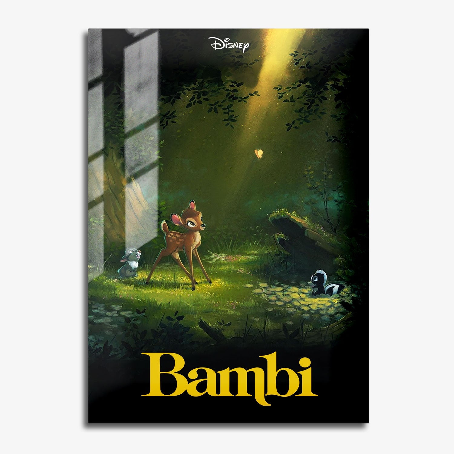 Flex Designs Metal Poster Bambi 11 x 17" Home Goods - Movie 1942 Movie Metal Poster