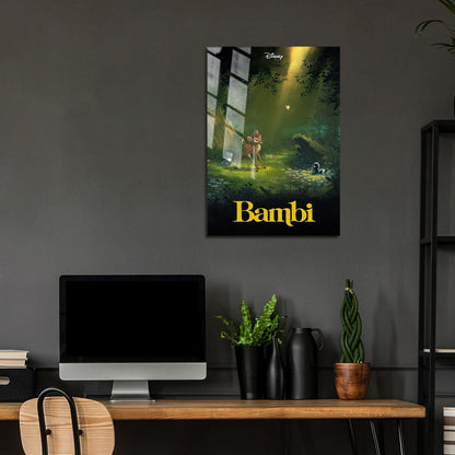 Flex Designs Metal Poster Bambi 5 x 7" Home Goods - Movie 1942 Movie Metal Poster
