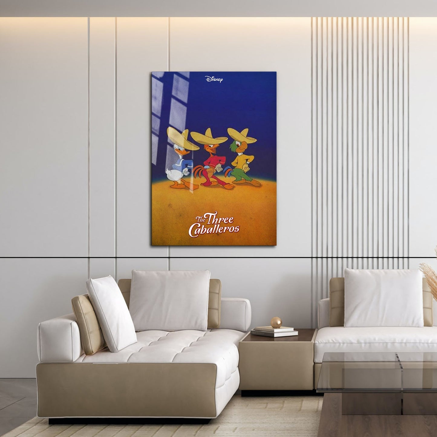 Flex Designs Metal Poster The Three Caballeros 16 x 24" Home Goods - Movie 1944 Movie Metal Poster
