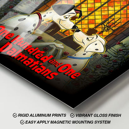 Flex Designs Metal Poster One Hundred and One Dalmatians 11 x 17" Home Goods - Movie 1961 Movie Metal Poster