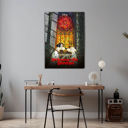 Flex Designs Metal Poster One Hundred and One Dalmatians 24 x 36" Home Goods - Movie 1961 Movie Metal Poster