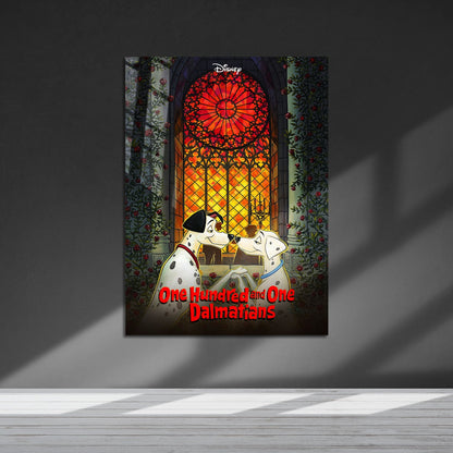Flex Designs Metal Poster One Hundred and One Dalmatians 5 x 7" Home Goods - Movie 1961 Movie Metal Poster