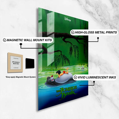 Flex Designs Metal Poster The Jungle Book 16 x 24" Home Goods - Movie 1967 Movie Metal Poster