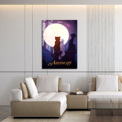 Flex Designs Metal Poster The Aristocats 16 x 24" Home Goods - Movie 1970 Movie Metal Poster