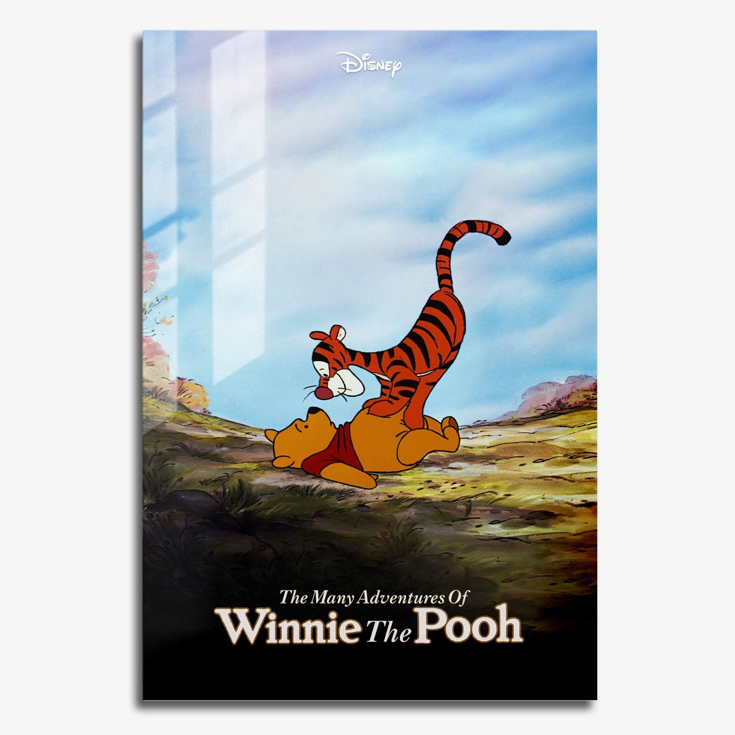 Flex Designs Metal Poster The Many Adventures of Winnie the Pooh 11 x 17" Home Goods - Movie 1977 Movie Metal Poster