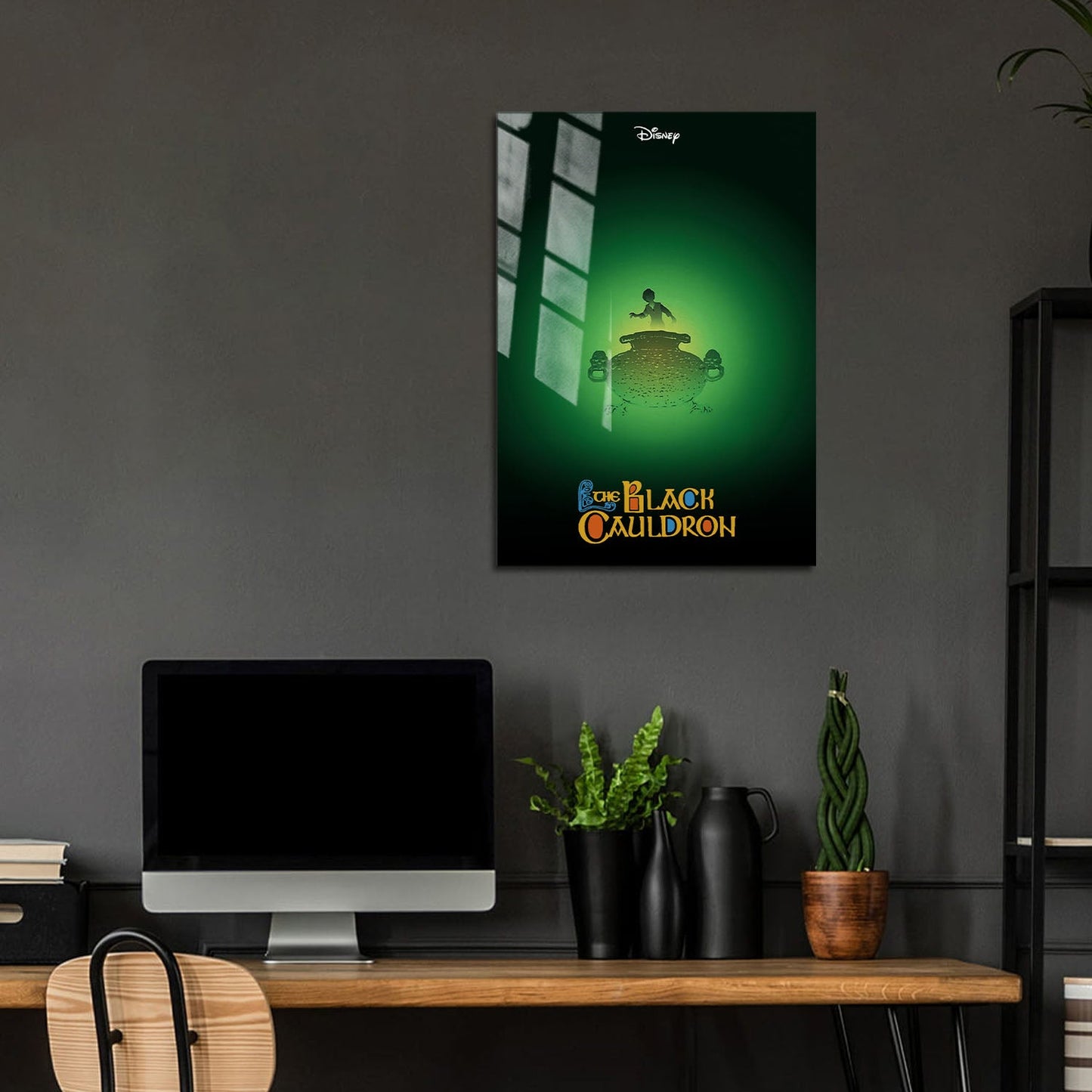 Flex Designs Metal Poster The Black Cauldron 5 x 7" Home Goods - Movie 1985 Movie Metal Poster