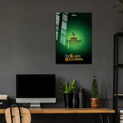 Flex Designs Metal Poster The Black Cauldron 5 x 7" Home Goods - Movie 1985 Movie Metal Poster