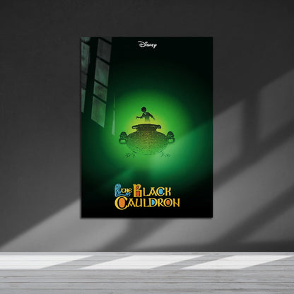 Flex Designs Metal Poster The Black Cauldron 5 x 7" Home Goods - Movie 1985 Movie Metal Poster