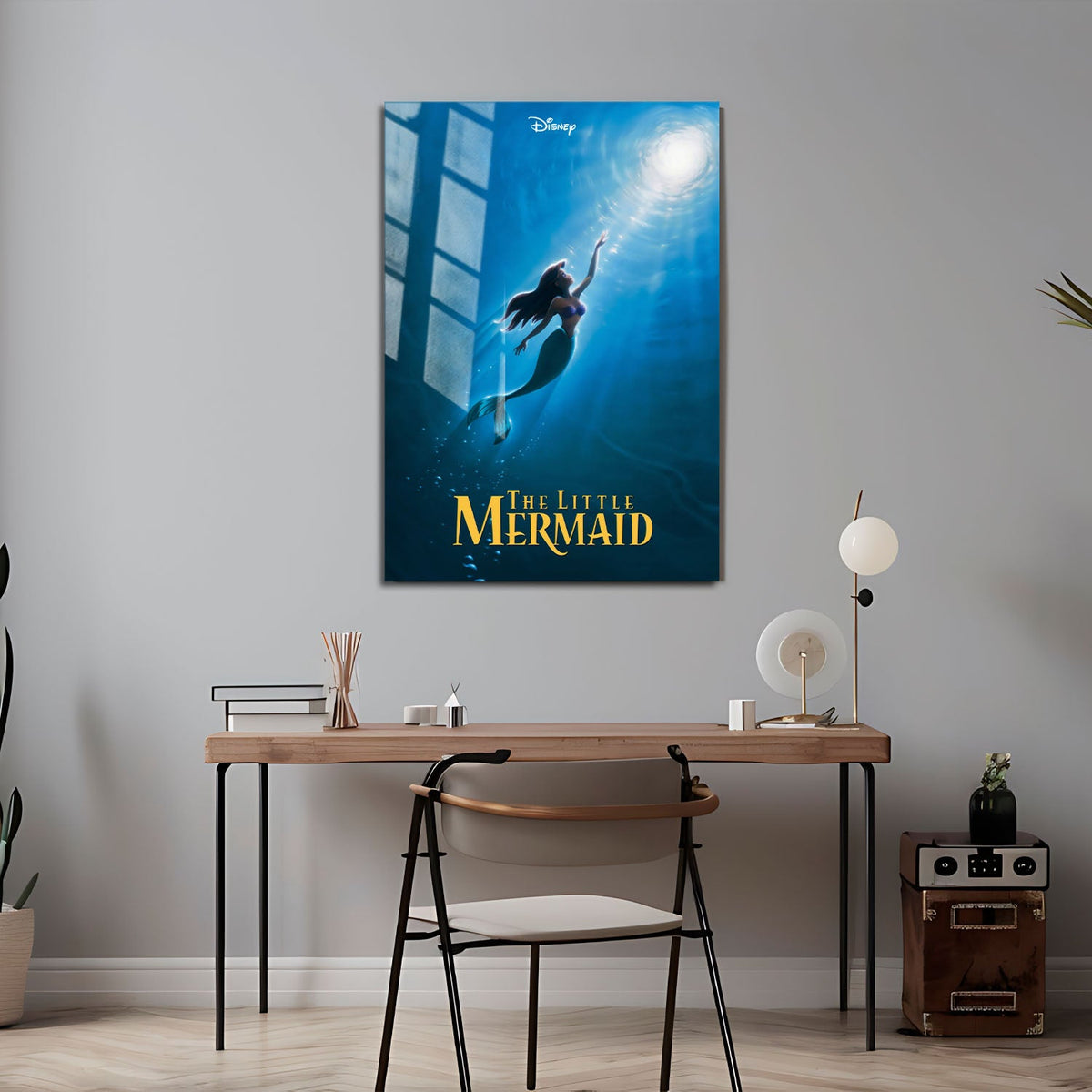 Flex Designs Metal Poster The Little Mermaid 24 x 36" Home Goods - Movie 1989 Movie Metal Poster