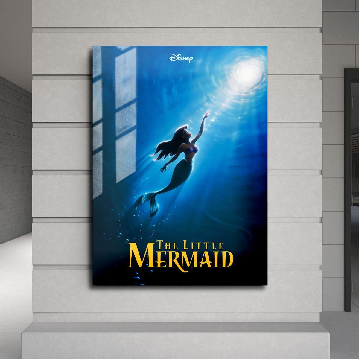 Flex Designs Metal Poster The Little Mermaid 24 x 36" Home Goods - Movie 1989 Movie Metal Poster