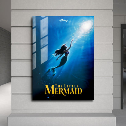 Flex Designs Metal Poster The Little Mermaid 24 x 36" Home Goods - Movie 1989 Movie Metal Poster