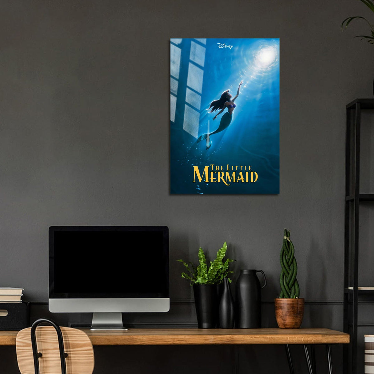 Flex Designs Metal Poster The Little Mermaid 5 x 7" Home Goods - Movie 1989 Movie Metal Poster