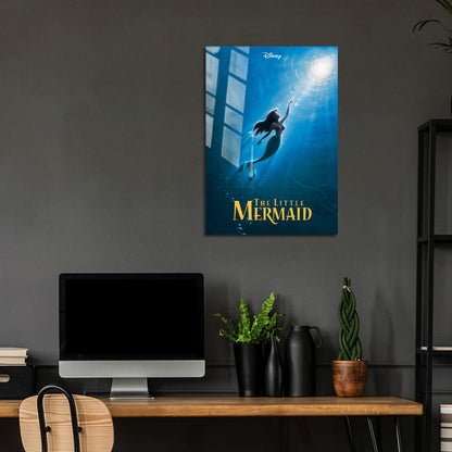 Flex Designs Metal Poster The Little Mermaid 5 x 7" Home Goods - Movie 1989 Movie Metal Poster
