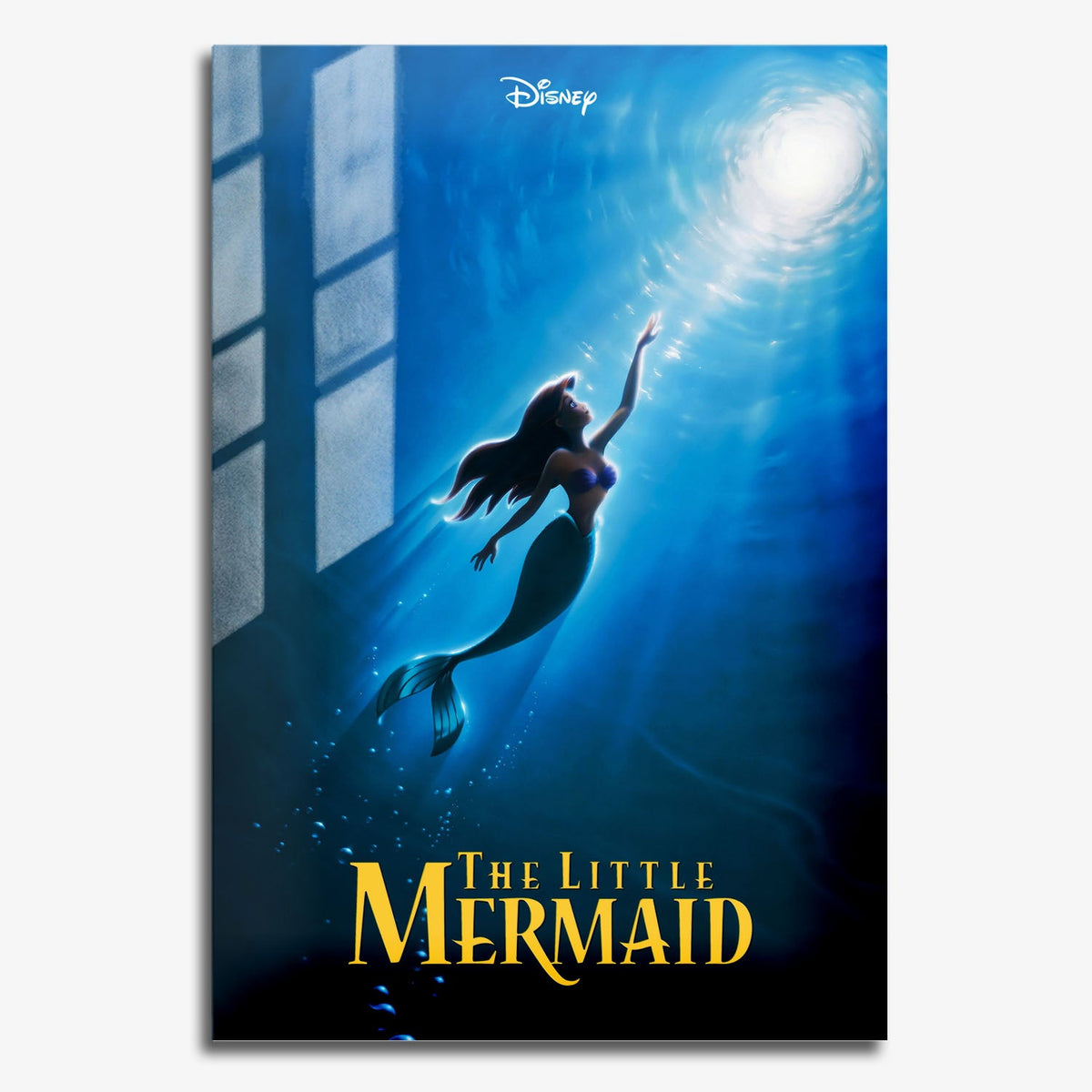 Flex Designs Metal Poster The Little Mermaid 11 x 17" Home Goods - Movie 1989 Movie Metal Poster