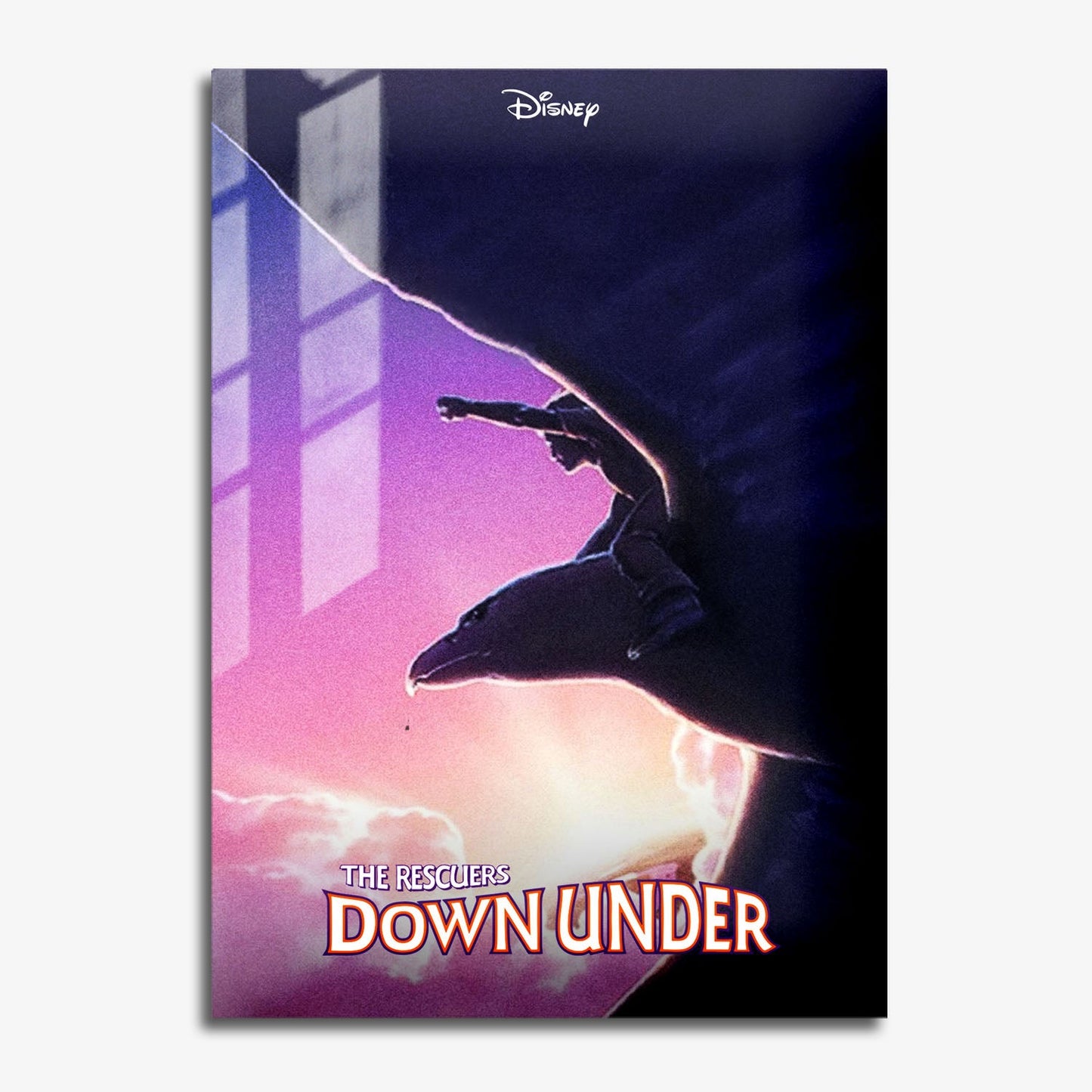 Flex Designs Metal Poster The Rescuers Down Under 11 x 17" Home Goods - Movie 1990 Movie Metal Poster