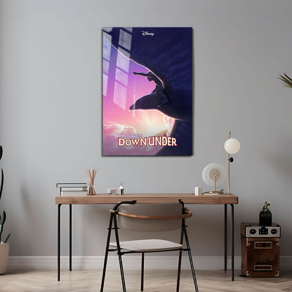 Flex Designs Metal Poster The Rescuers Down Under 24 x 36" Home Goods - Movie 1990 Movie Metal Poster