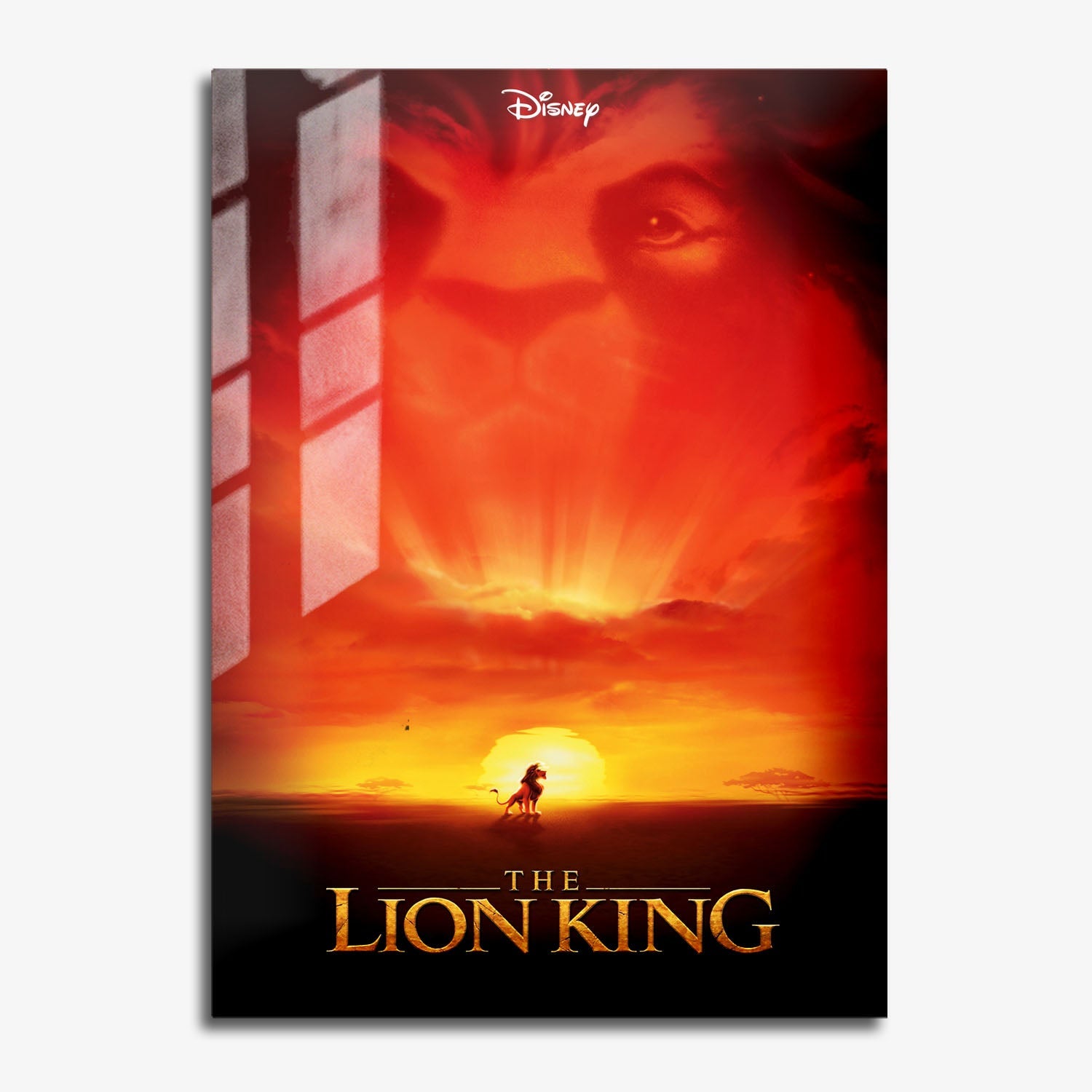 Flex Designs Metal Poster The Lion King 11 x 17" Home Goods - Movie 1994 Movie Metal Poster