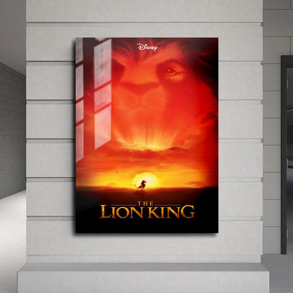 Flex Designs Metal Poster The Lion King 24 x 36" Home Goods - Movie 1994 Movie Metal Poster