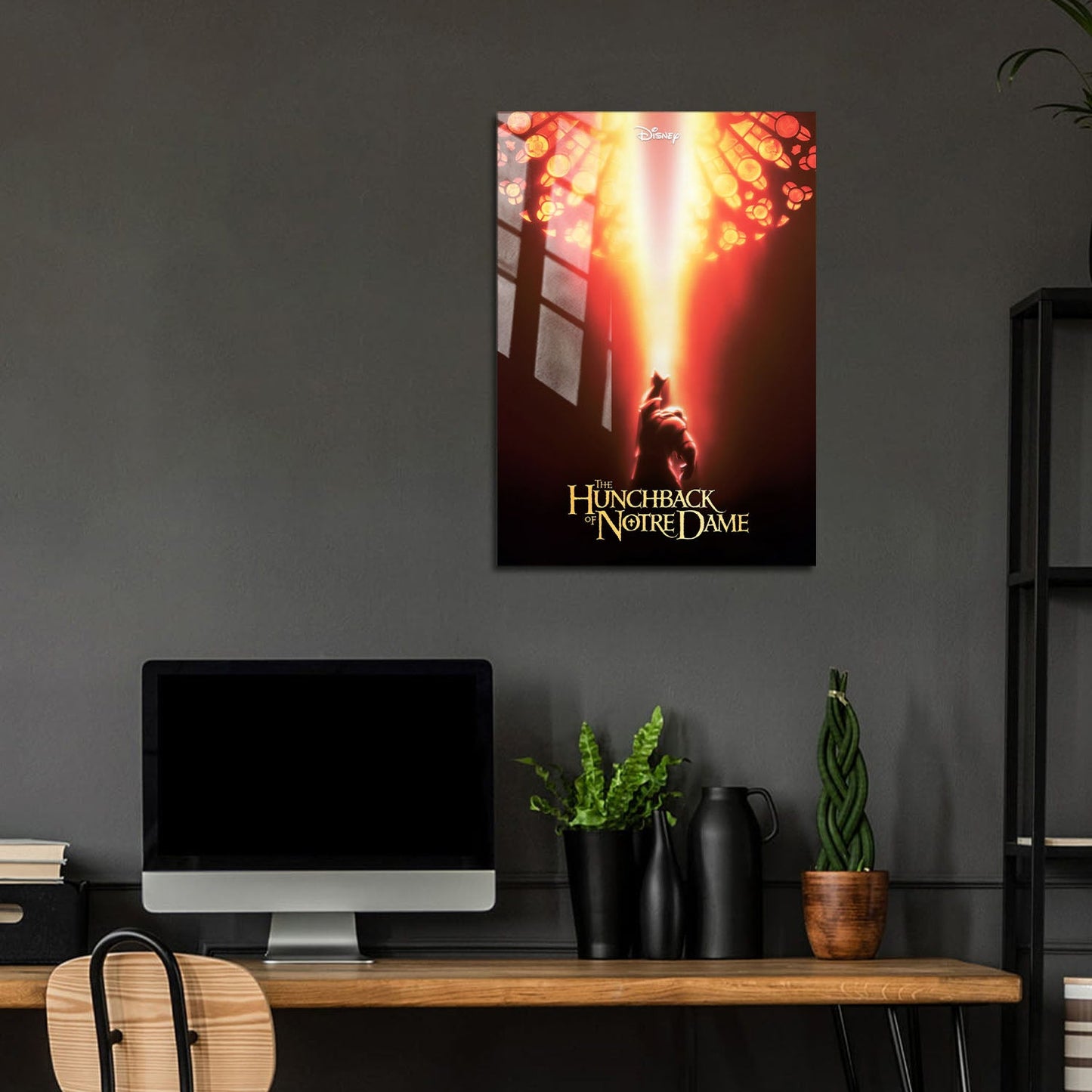 Flex Designs Metal Poster The Hunchback of Notre Dame 5 x 7" Home Goods - Movie 1996 Movie Metal Poster