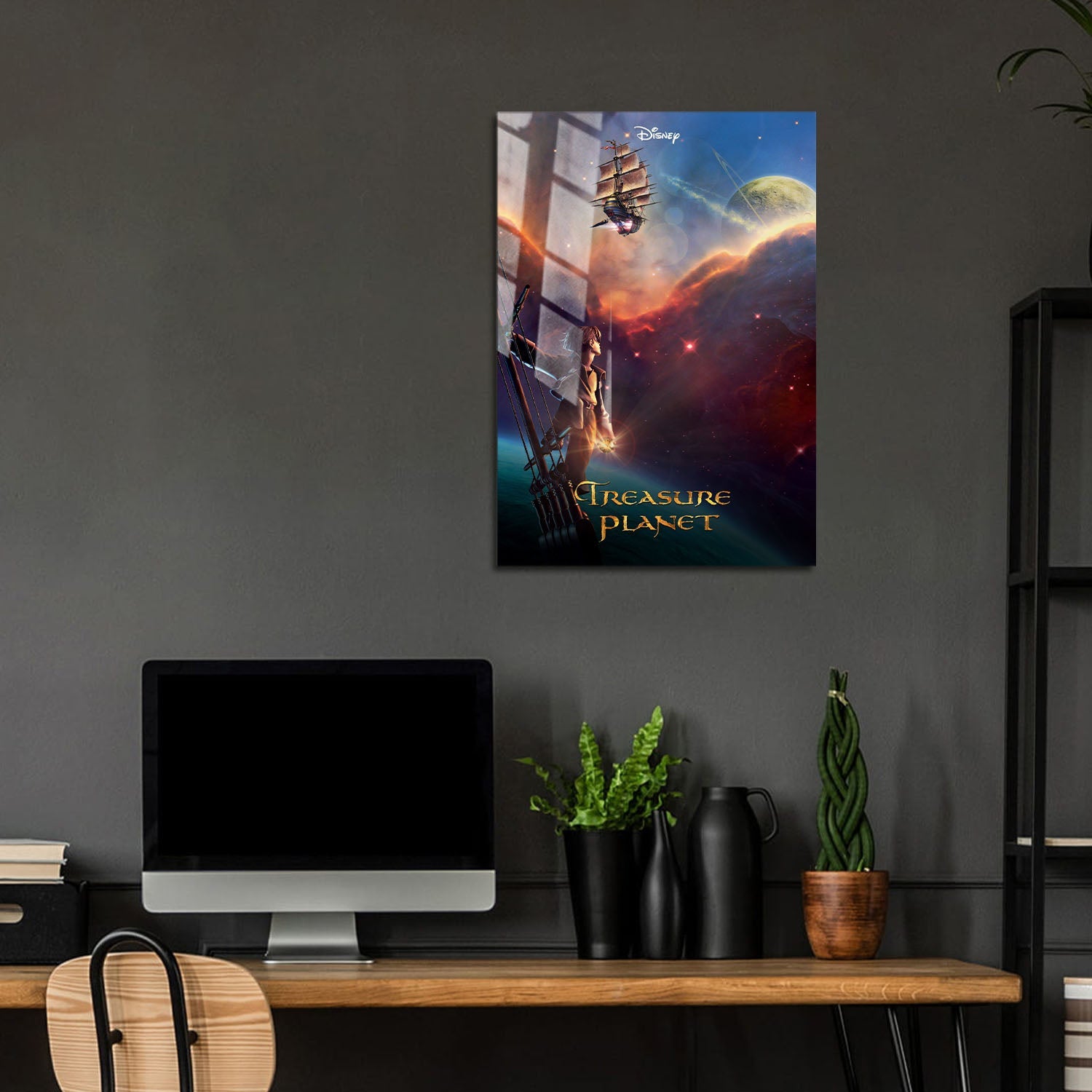 Flex Designs Metal Poster Treasure Planet 5 x 7" Home Goods - Movie 2002 Movie Metal Poster