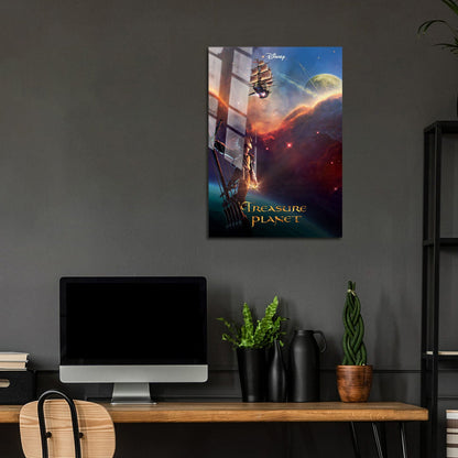 Flex Designs Metal Poster Treasure Planet 5 x 7" Home Goods - Movie 2002 Movie Metal Poster