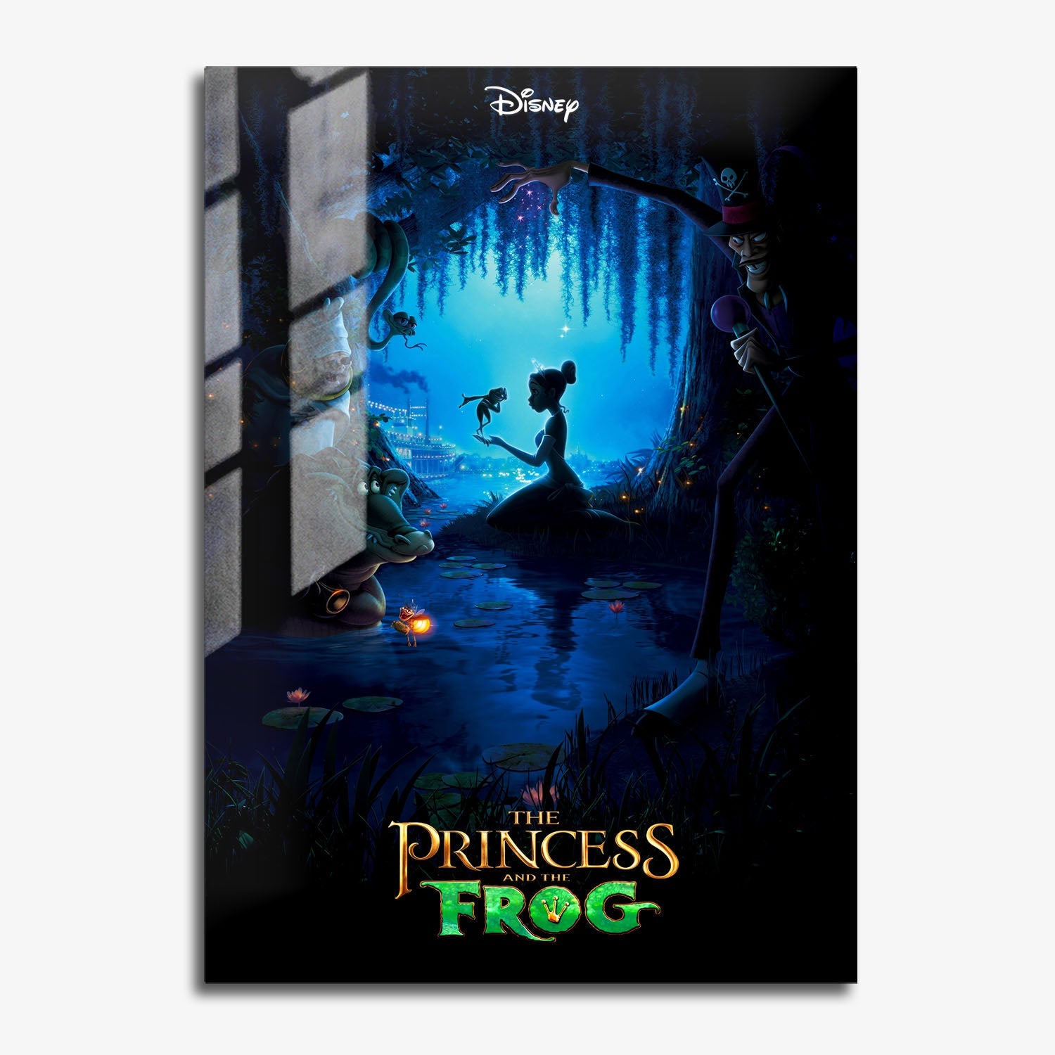 Flex Designs Metal Poster The Princess and the Frog 11 x 17" Home Goods - Movie 2009 Movie Metal Poster