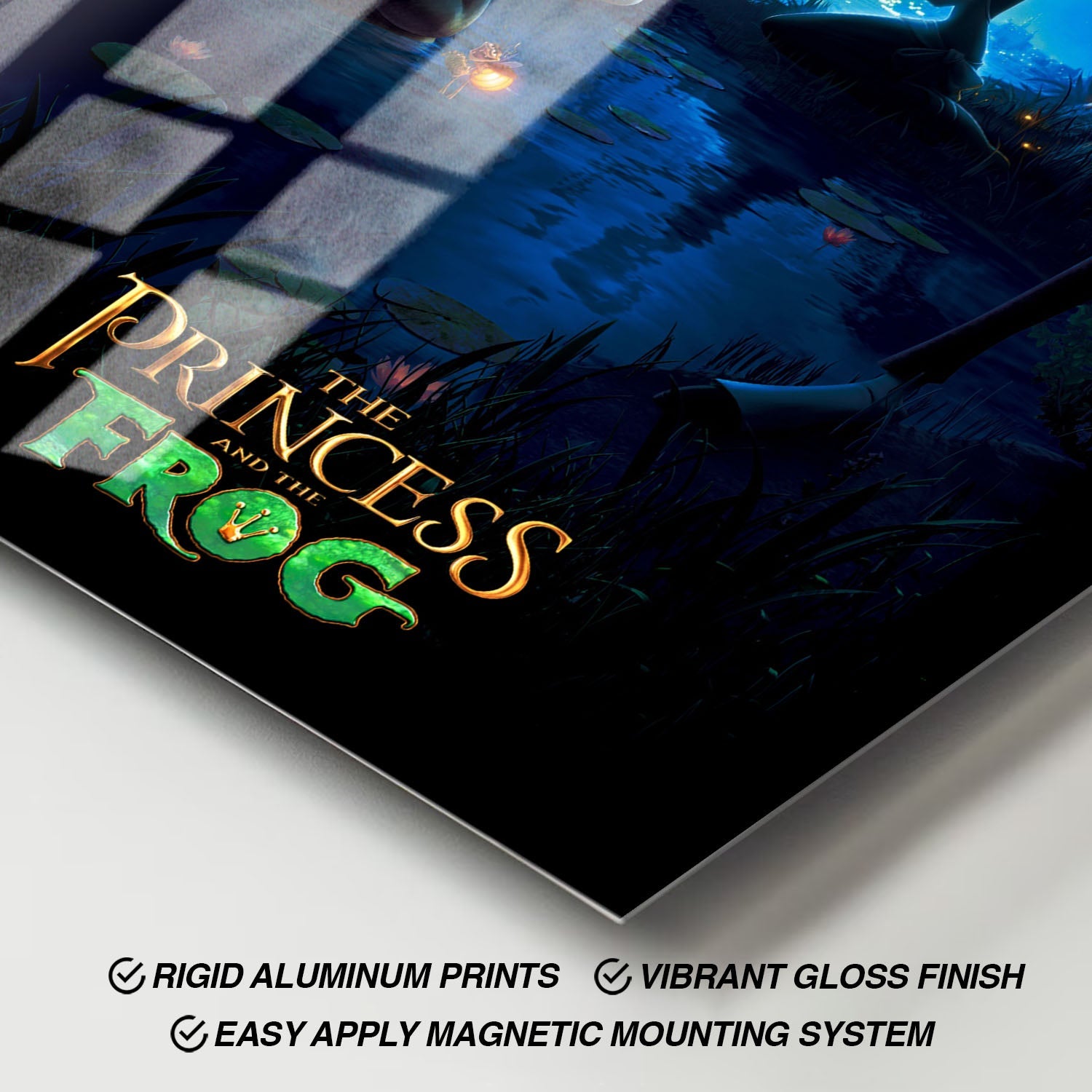 Flex Designs Metal Poster The Princess and the Frog 11 x 17" Home Goods - Movie 2009 Movie Metal Poster