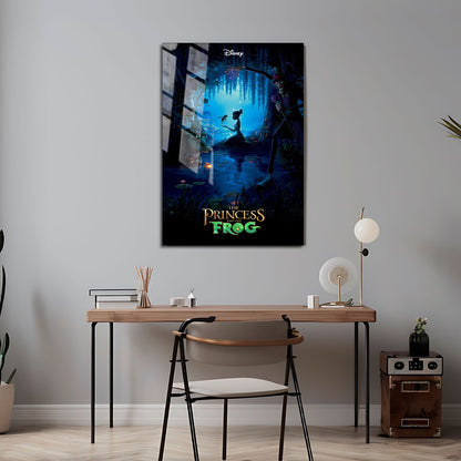 Flex Designs Metal Poster The Princess and the Frog 24 x 36" Home Goods - Movie 2009 Movie Metal Poster