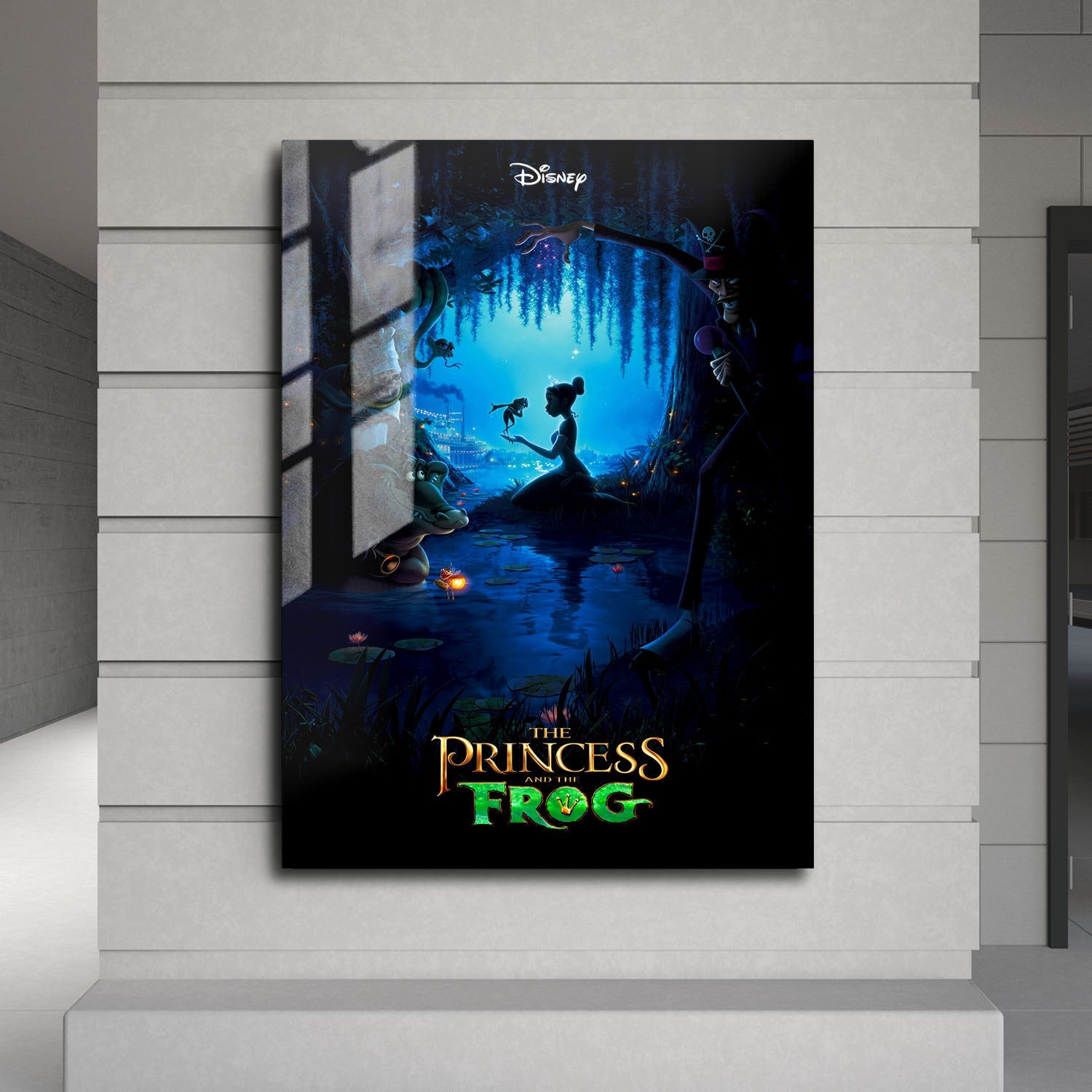 Flex Designs Metal Poster The Princess and the Frog 24 x 36" Home Goods - Movie 2009 Movie Metal Poster