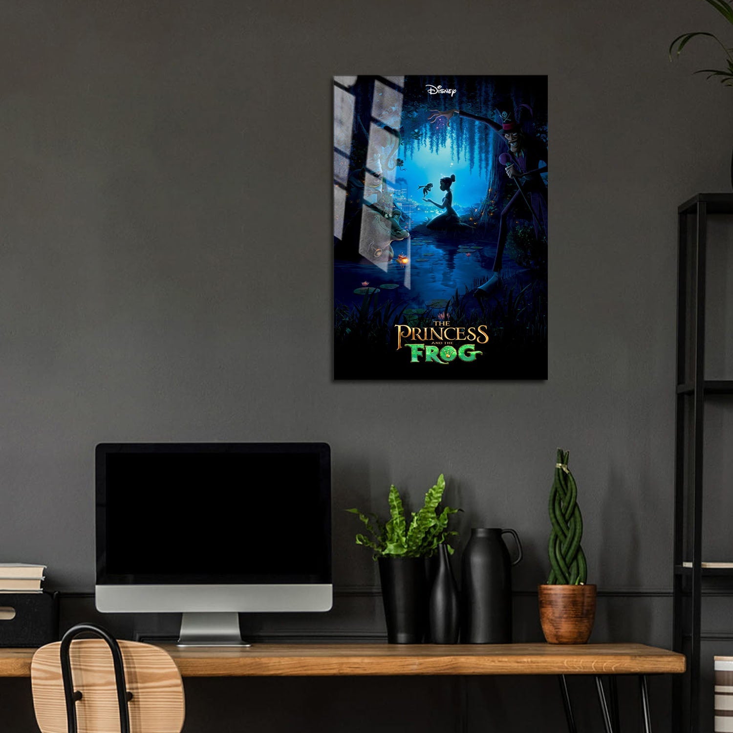 Flex Designs Metal Poster The Princess and the Frog 5 x 7" Home Goods - Movie 2009 Movie Metal Poster
