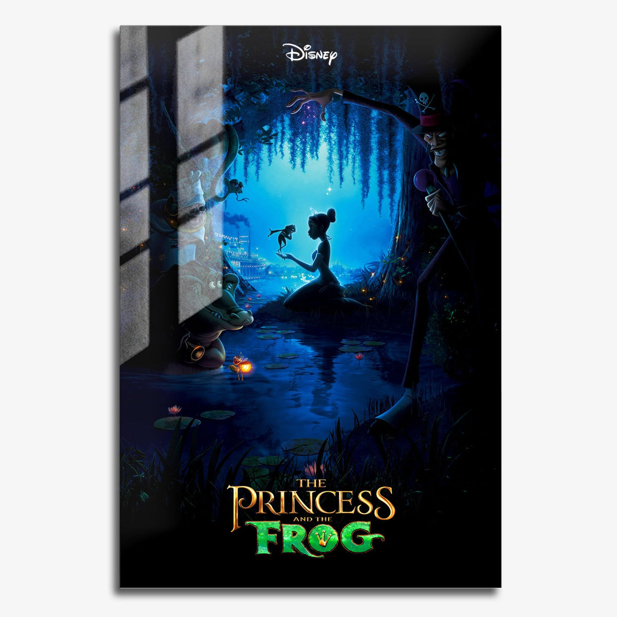 Flex Designs Metal Poster The Princess and the Frog 11 x 17" Home Goods - Movie 2009 Movie Metal Poster
