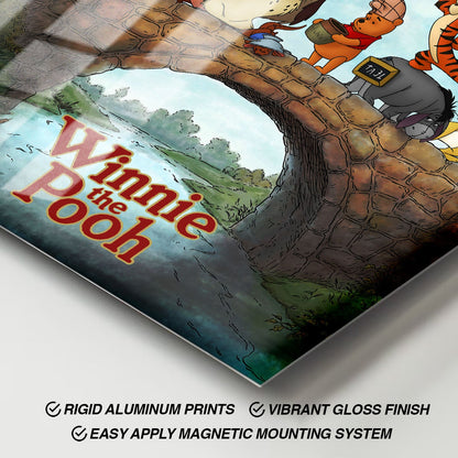 Flex Designs Metal Poster Winnie the Pooh 11 x 17" Home Goods - Movie 2011 Movie Metal Poster