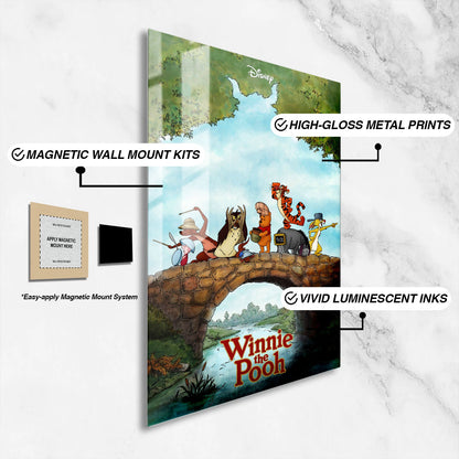 Flex Designs Metal Poster Winnie the Pooh 16 x 24" Home Goods - Movie 2011 Movie Metal Poster