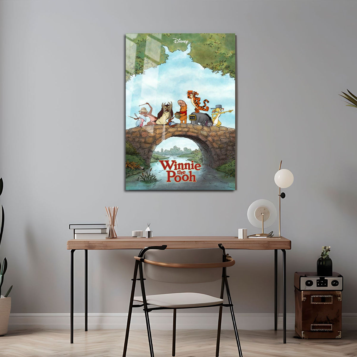 Flex Designs Metal Poster Winnie the Pooh 24 x 36" Home Goods - Movie 2011 Movie Metal Poster