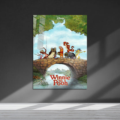 Flex Designs Metal Poster Winnie the Pooh 5 x 7" Home Goods - Movie 2011 Movie Metal Poster