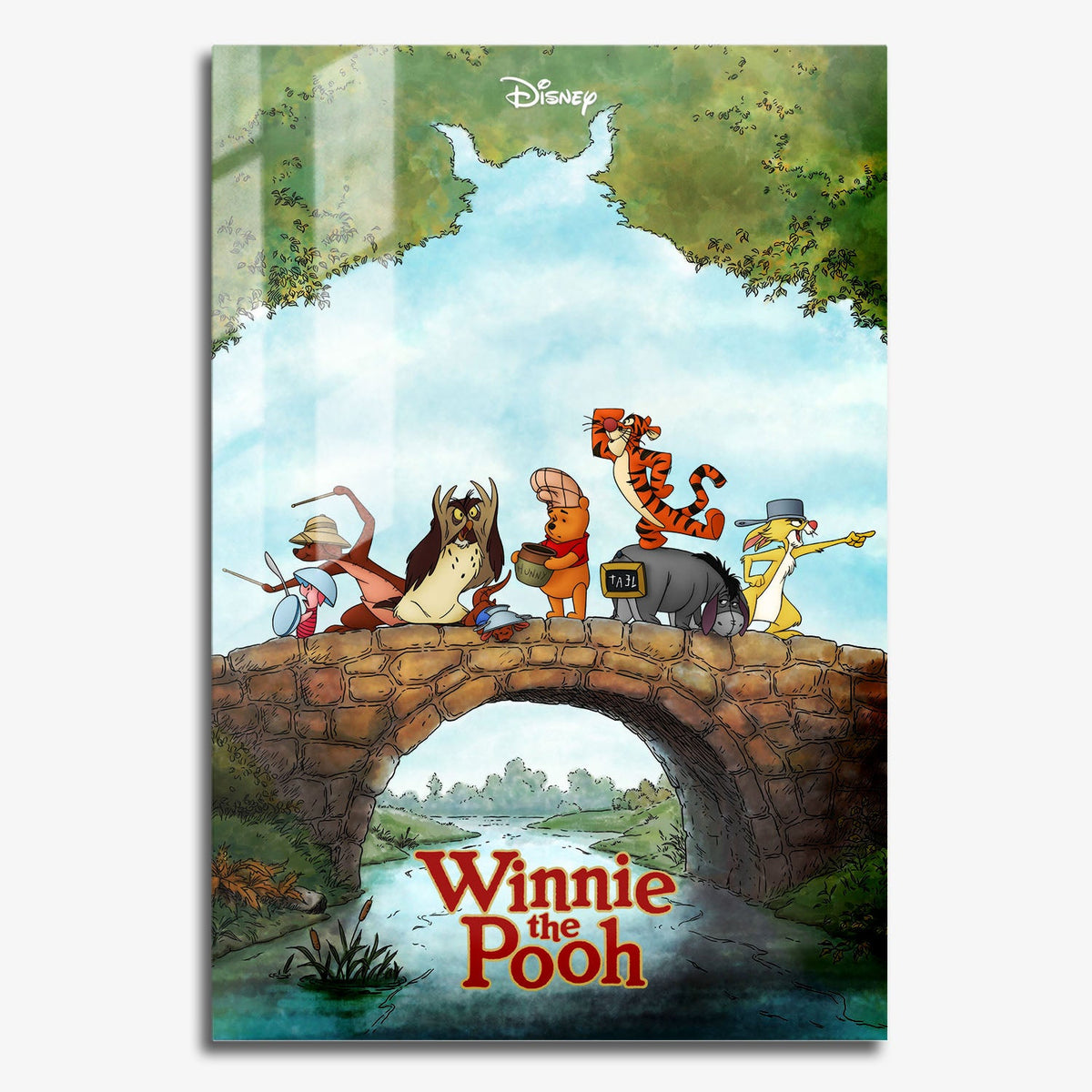 Flex Designs Metal Poster Winnie the Pooh 11 x 17" Home Goods - Movie 2011 Movie Metal Poster