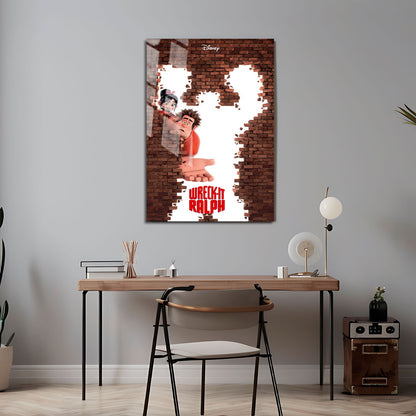 Flex Designs Metal Poster Wreck-It Ralph 24 x 36" Home Goods - Movie 2012 Movie Metal Poster