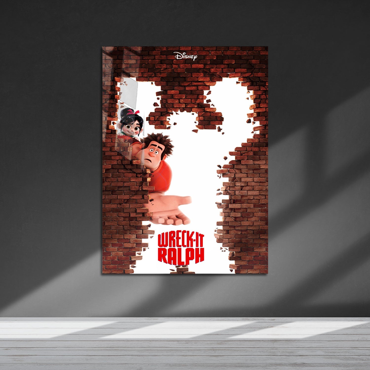 Flex Designs Metal Poster Wreck-It Ralph 5 x 7" Home Goods - Movie 2012 Movie Metal Poster