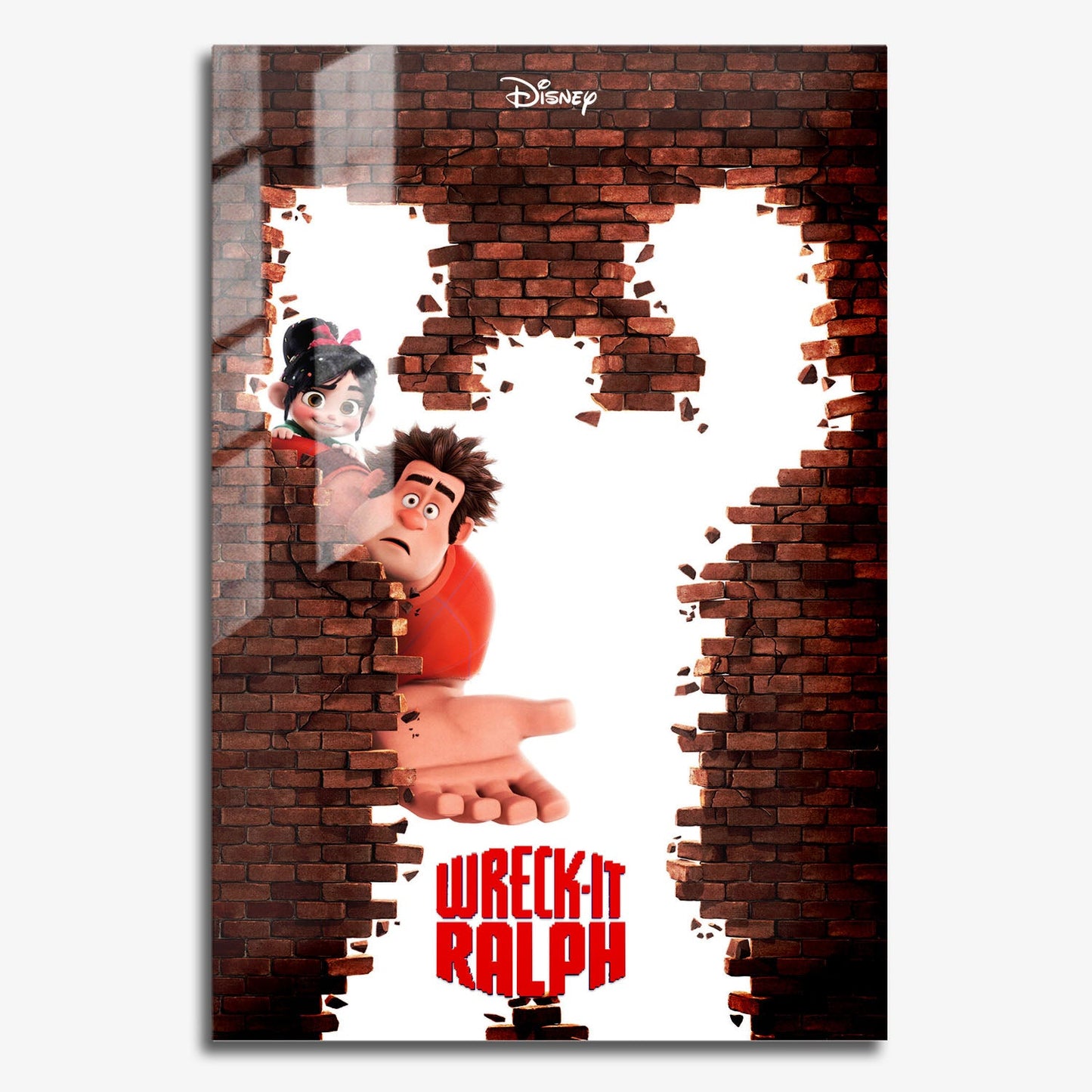 Flex Designs Metal Poster Wreck-It Ralph 11 x 17" Home Goods - Movie 2012 Movie Metal Poster