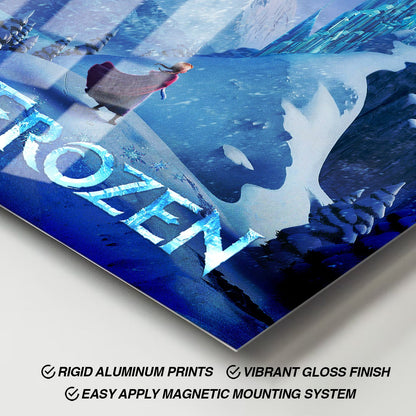 Flex Designs Metal Poster Frozen 11 x 17" Home Goods - Movie 2013 Movie Metal Poster