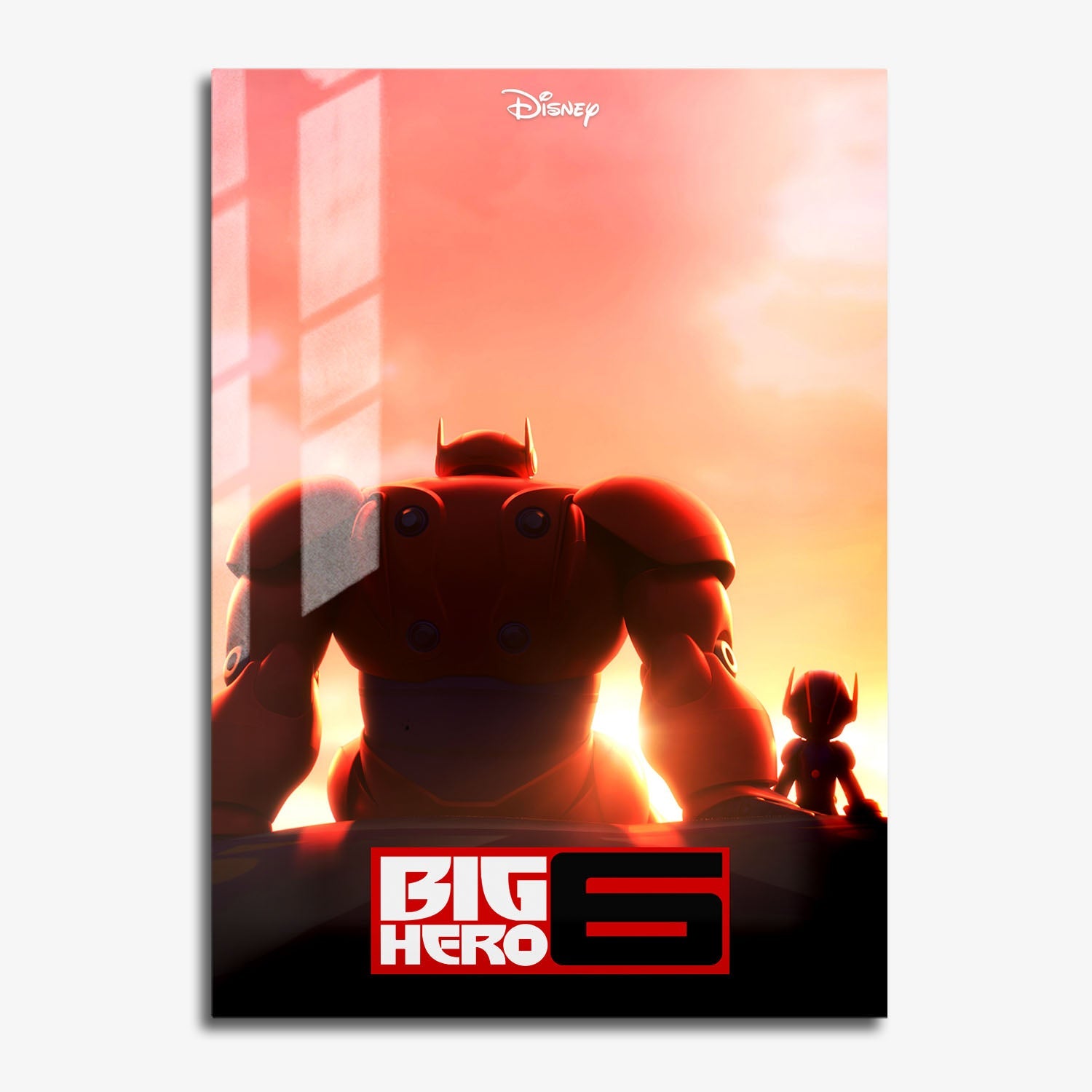 Flex Designs Metal Poster Big Hero 6 11 x 17" Home Goods - Movie 2014 Movie Metal Poster