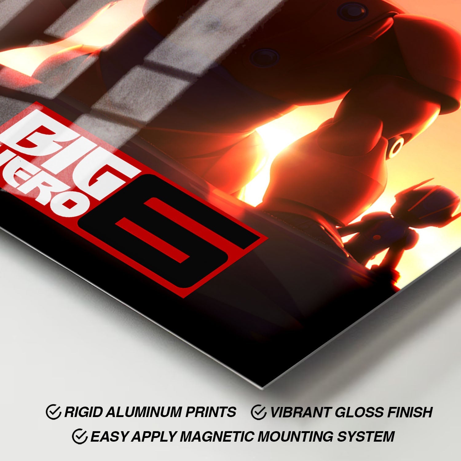 Flex Designs Metal Poster Big Hero 6 11 x 17" Home Goods - Movie 2014 Movie Metal Poster