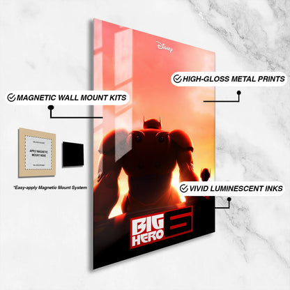 Flex Designs Metal Poster Big Hero 6 16 x 24" Home Goods - Movie 2014 Movie Metal Poster