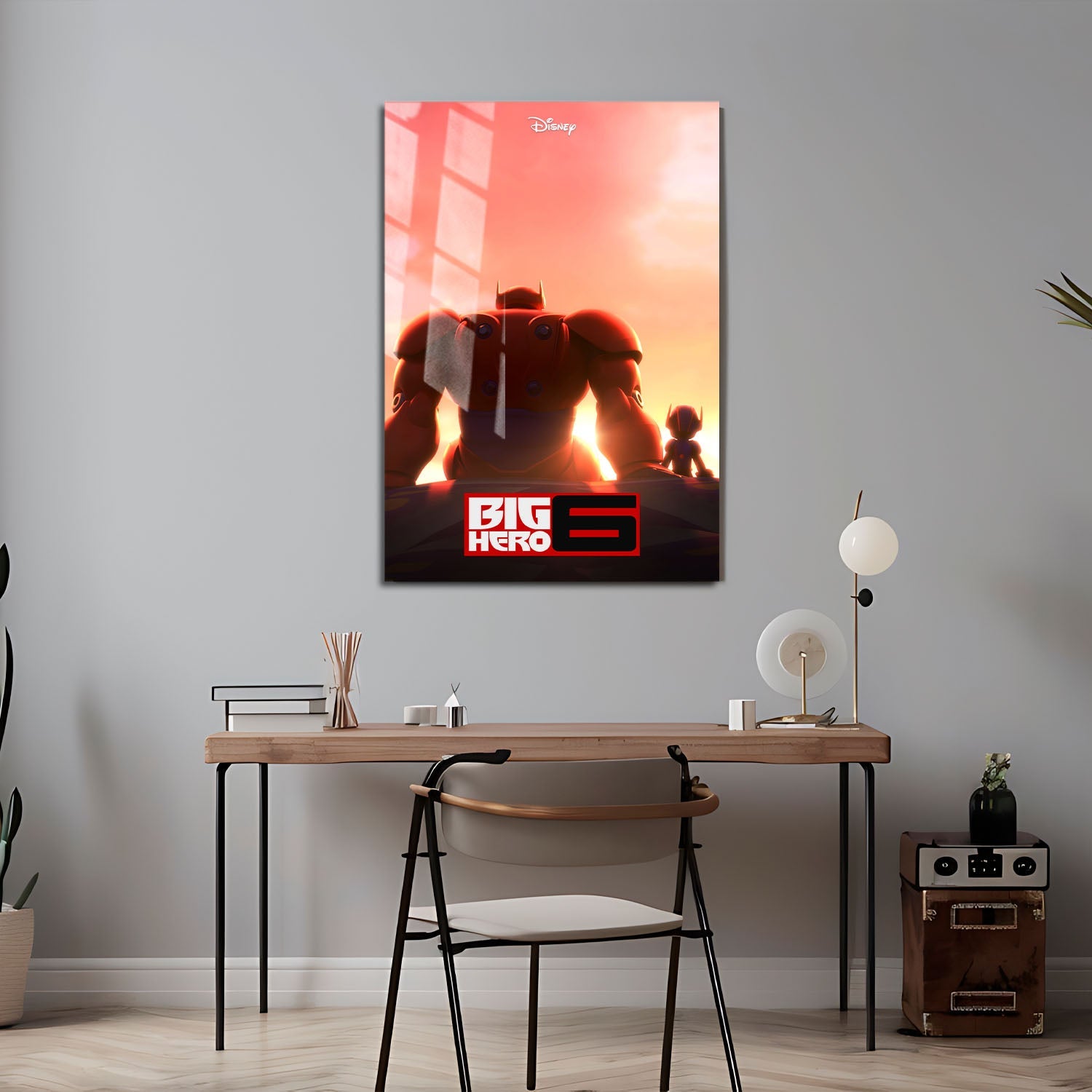 Flex Designs Metal Poster Big Hero 6 24 x 36" Home Goods - Movie 2014 Movie Metal Poster